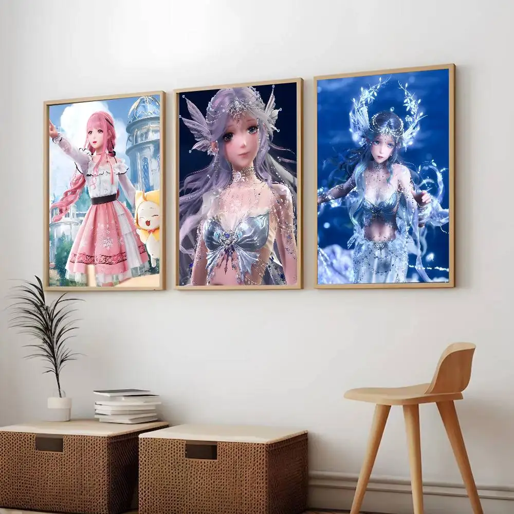 فيديو لعبة I-إنفينيتي نيكي ملصق فني ذاتي اللصق ملصق مضاد للمياه مقهى غرفة النوم جدار ديكور #6