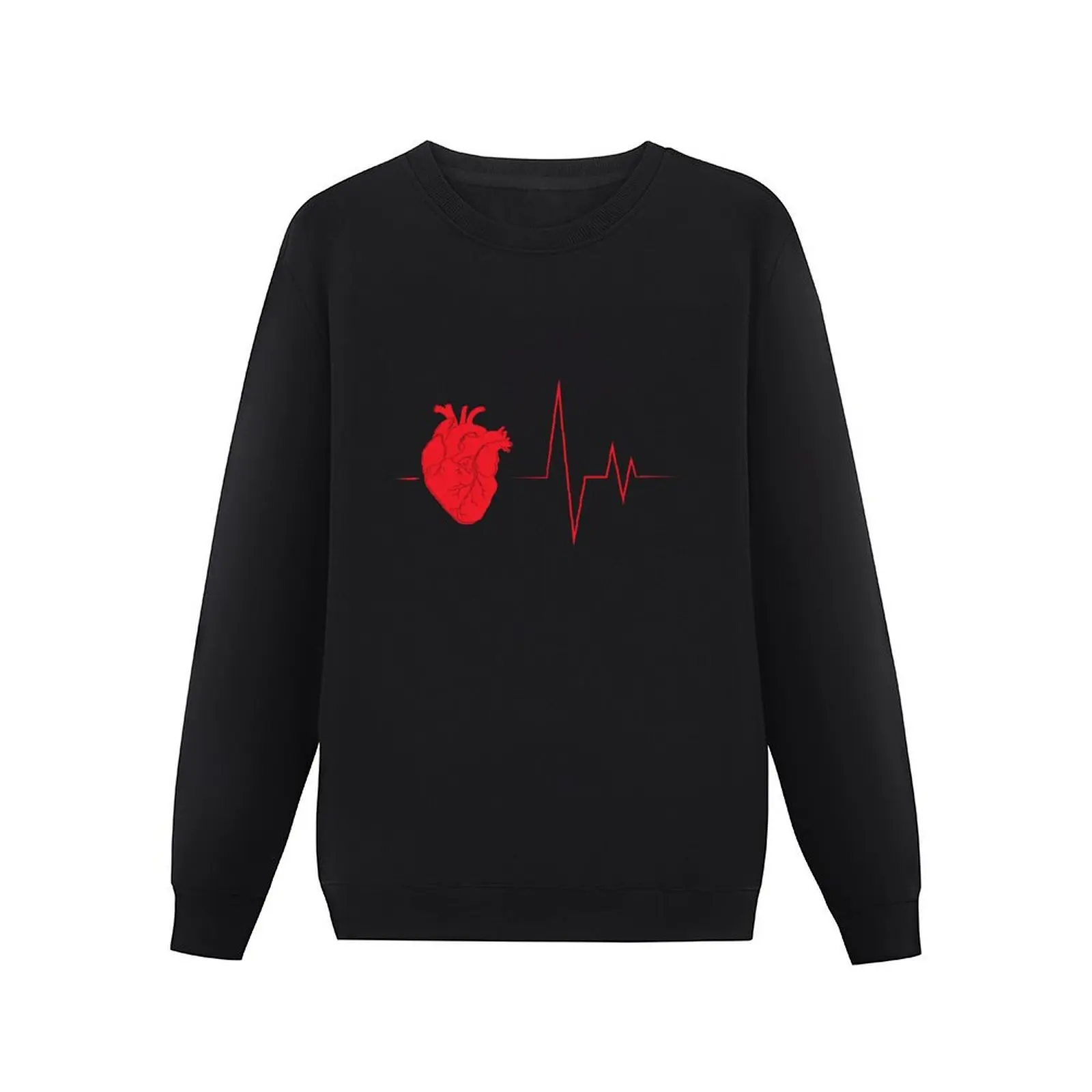 Labeled Anatomical Heart Pullover Hoodie men clothes anime clothing men's autumn clothes sweatshirt men