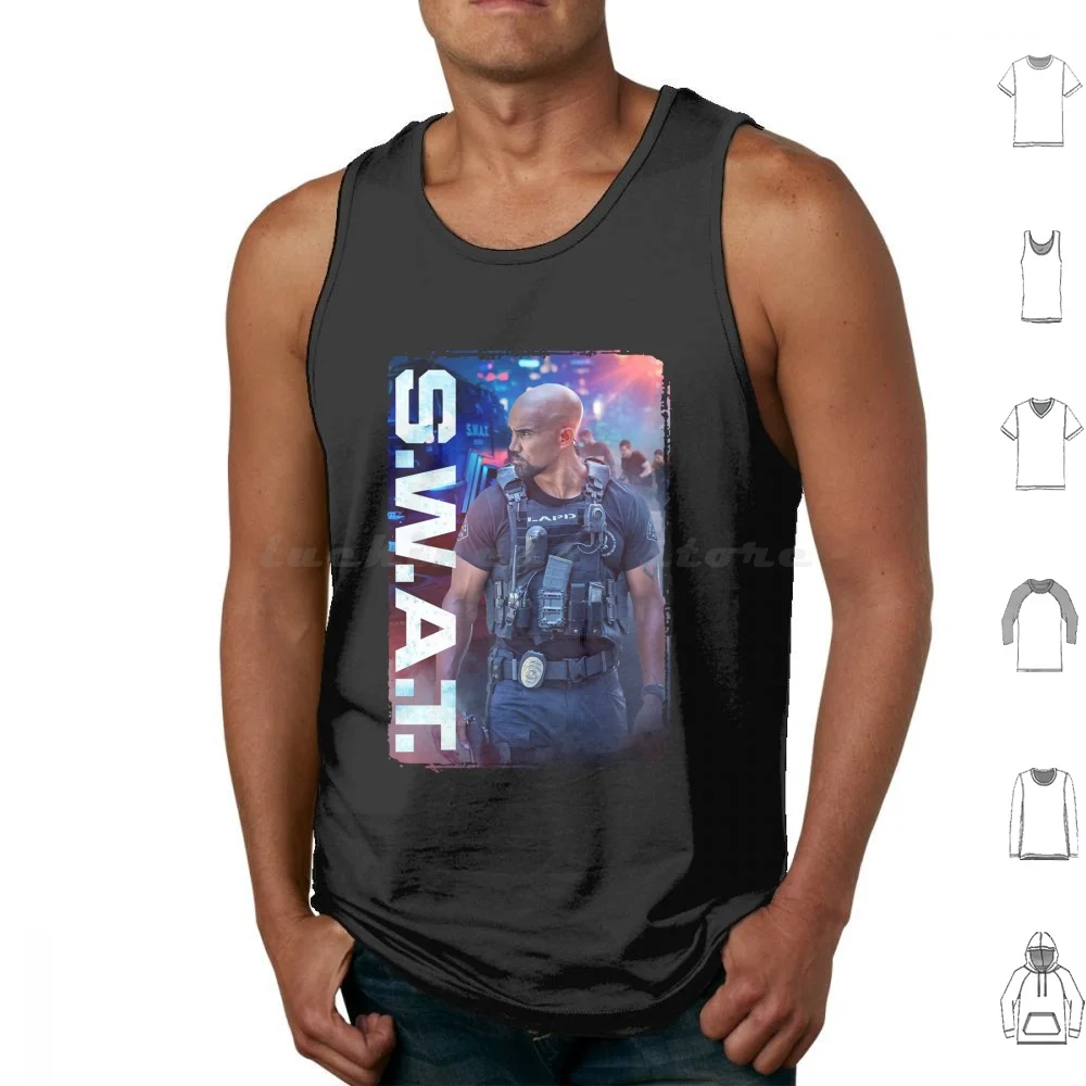 Gifts For Men Shemar Moore Cool Graphic Gift Tank Tops Print Cotton For Men Shemar Moore Cool Graphic Handsome Movie Actor