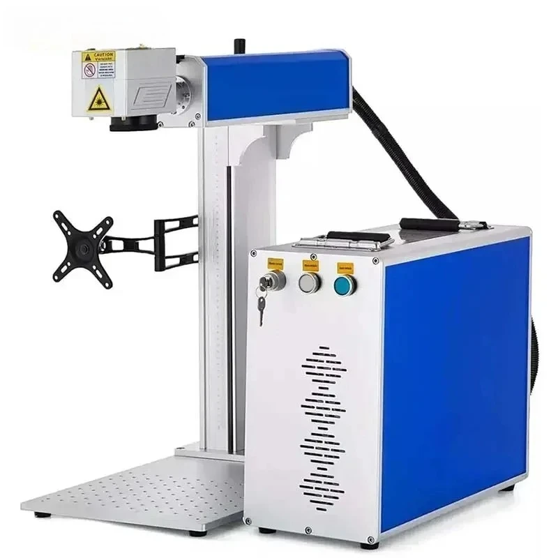 Máquina de marcado láser de fibra SIHAO, máquina de grabado láser de 30W y 50W, corte de Metal y acero inoxidable para joyería de anillos dorados y plateados