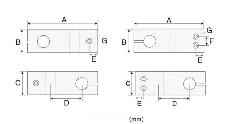 Säulenbefestigungsklemme, vertikale Befestigung mit festem Durchmesser, Aluminiumlegierung, optische Achse, Querblock, Stahlrohrhalterung, Einzelschraube – Detail 5