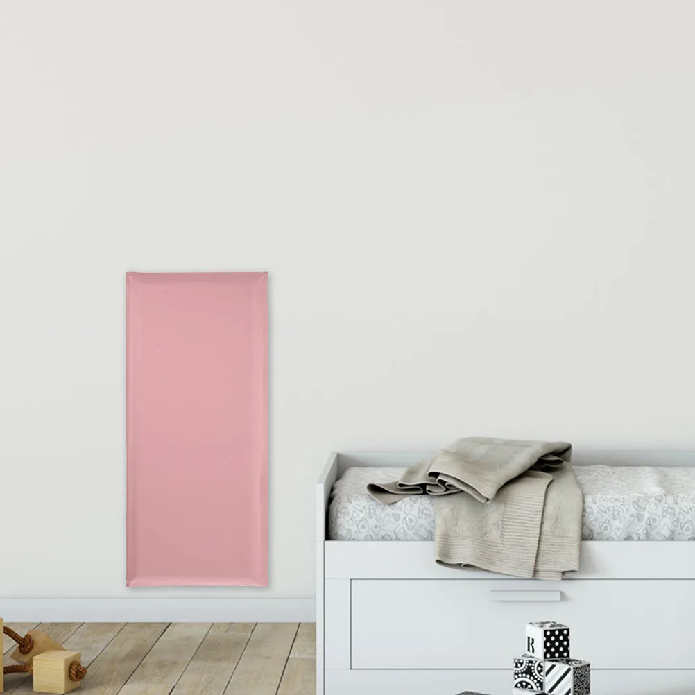 

2 Pcs Anti Collision Wall Stickers Soft Package Baby Bed Edge Padding Nursery Room Decorative Protector Kids Safety