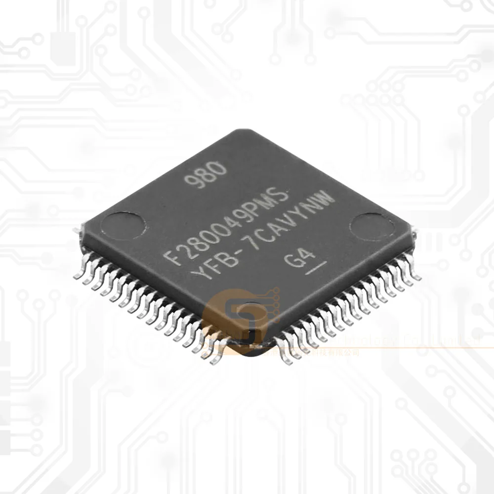 Original F280049PMS LQFP-44 32-bit Microcontroller IC Chip