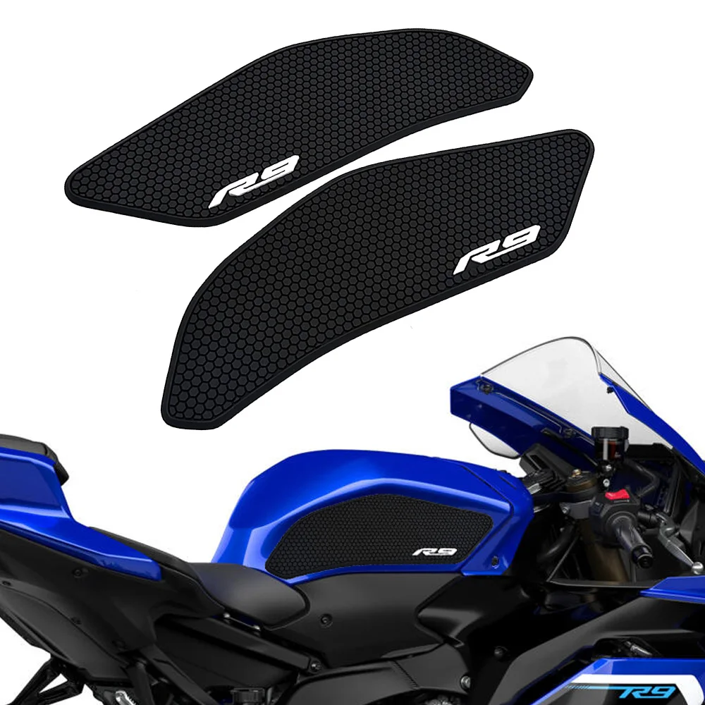 

For YA YZF R9 YZF-R9 2025 2026 Motorcycle Accessories Rubber Waterproof Non-slip Side Fuel Tank Stickers Pad Sticker protector
