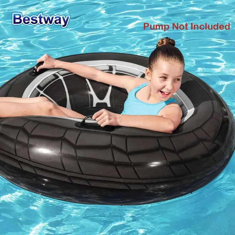 Bestway 36102 1 ชิ้น [ไม่ทําให้พอง] แหวนว่ายน้ํายาง, แหวนว่ายน้ําพีวีซี, แหวนว่ายน้ํายางความเร็วสูง, แหวนว่ายน้ําสระว่ายน้ํา
