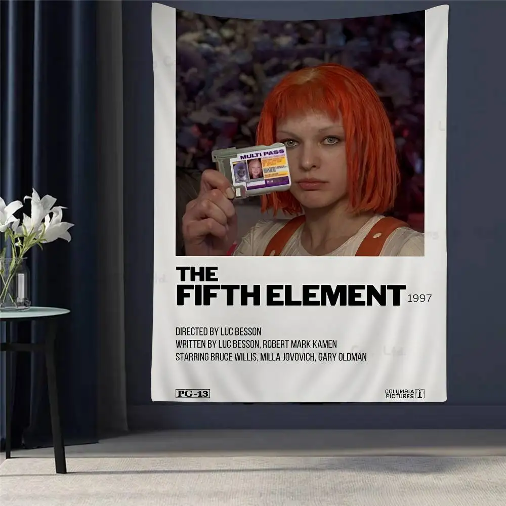 

F-Fifth E-Element Anime Tapestry Art Science Fiction Room Home Decor Wall Art Decor