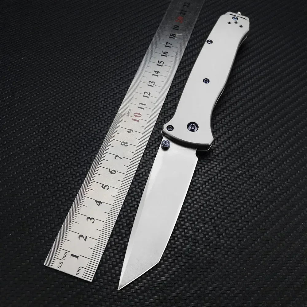 Nuovo BM Bailout 537 Coltello pieghevole tascabile 3.38 "S30V Tanto Lama semplice TC4 Manici in lega di titanio Coltelli EDC aperti manuali tattici