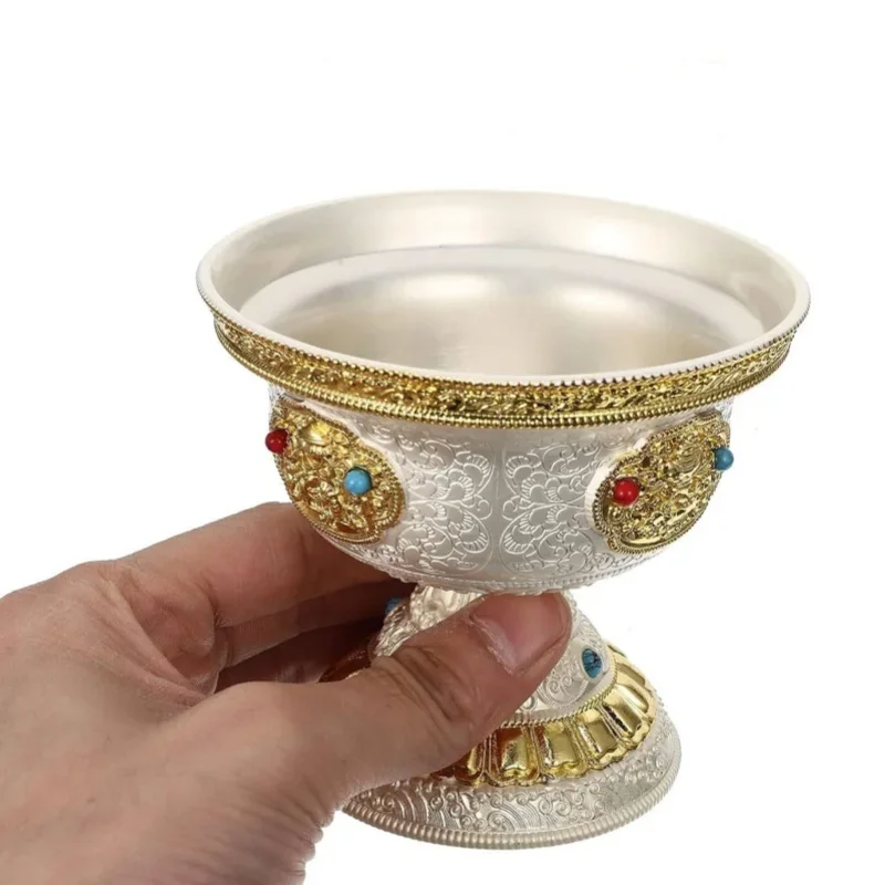 Чаша для воды и вина Milisten Altar, кувшин для подношений, тибетская буддийская посуда