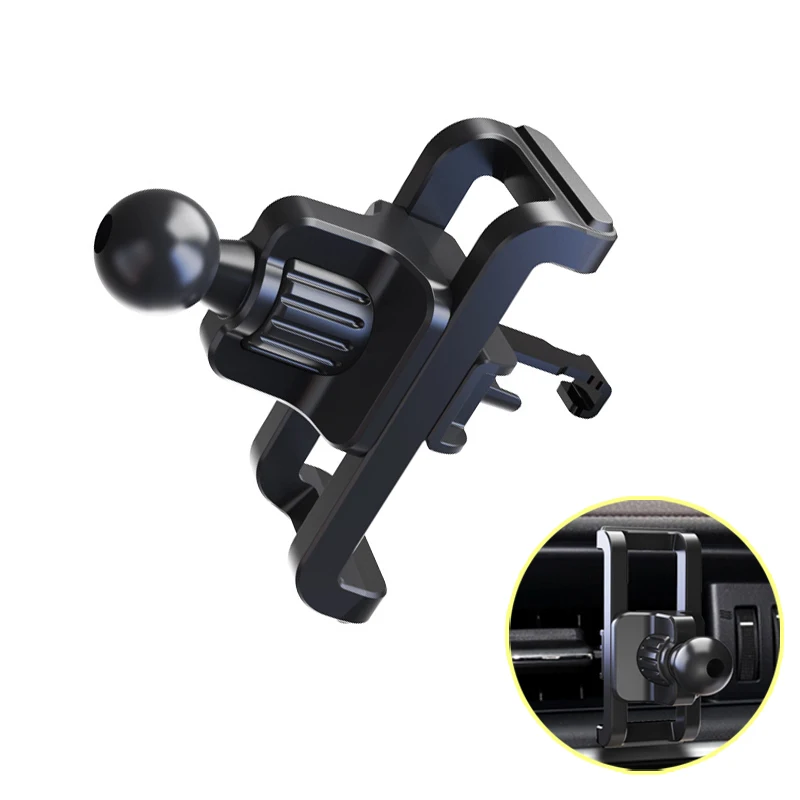 תומך בסיס למחזיק טלפון ראש כדור למזגן ברכב עם מגנט ושאיבה כבידתית, אביזרים למטען סלולרי ברכב