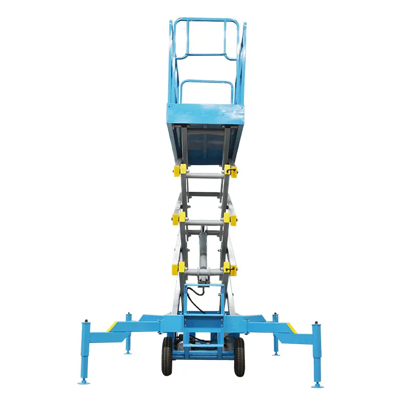 Qiyun Kinglift 9m 500KG  Mobile Scissor Lift Used for Warehouse