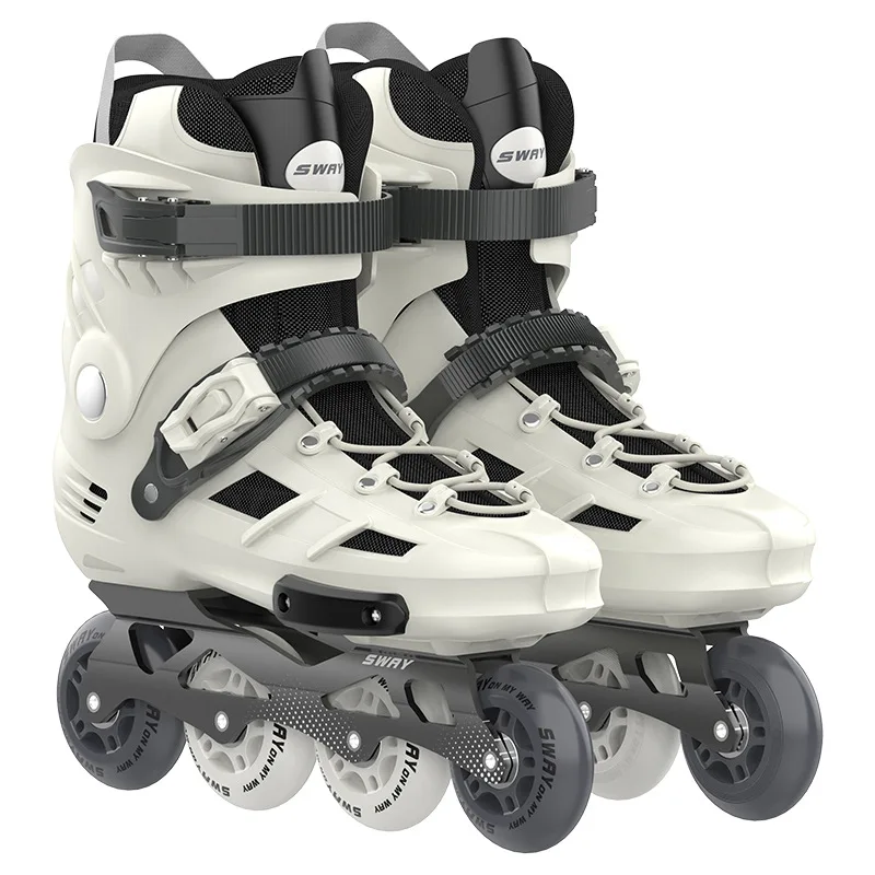 Black Pink white Skates Shoes for Beginner Skater Boys girsl 4 Wheels Inline Skating Sneakers 35 36 -43 44 Student Rollers Skate