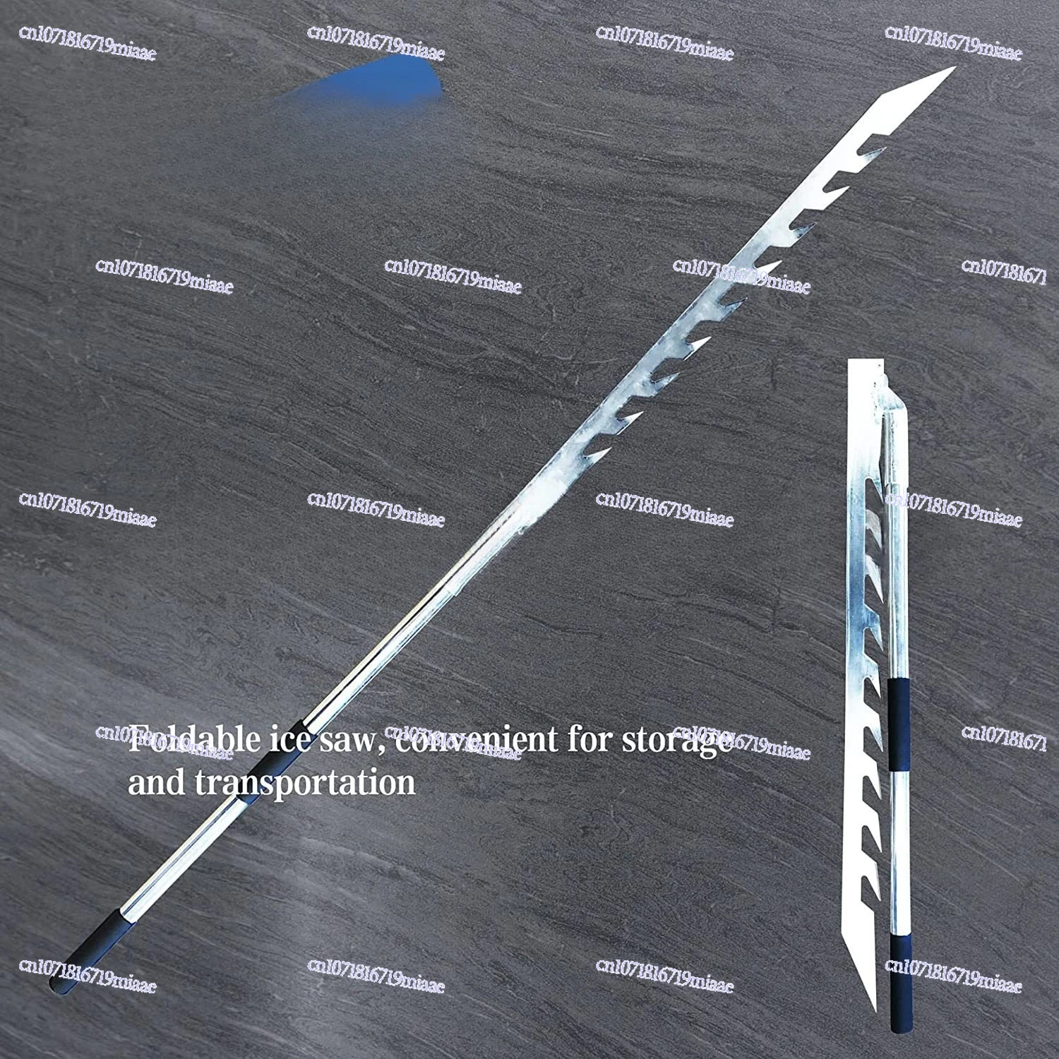 42 Tall Wear Resistant Lightweight Foldable Ice Saw Winter Fishing Tool Assistant
