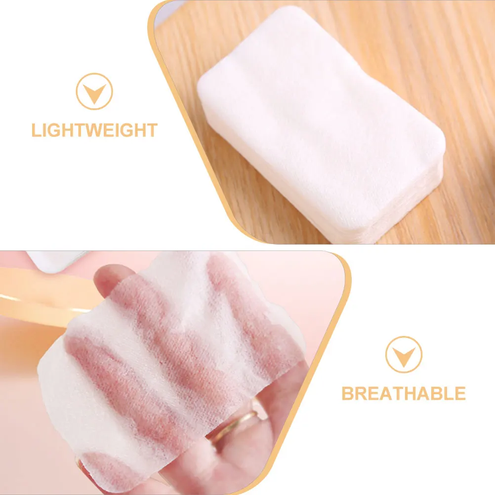 200 قطعة منصات تنظيف الوجه لطيف التقشير مزيل ماكياج منصات آمنة للبشرة المحمولة للسفر مناديل الوجه مزيل ماكياج #3