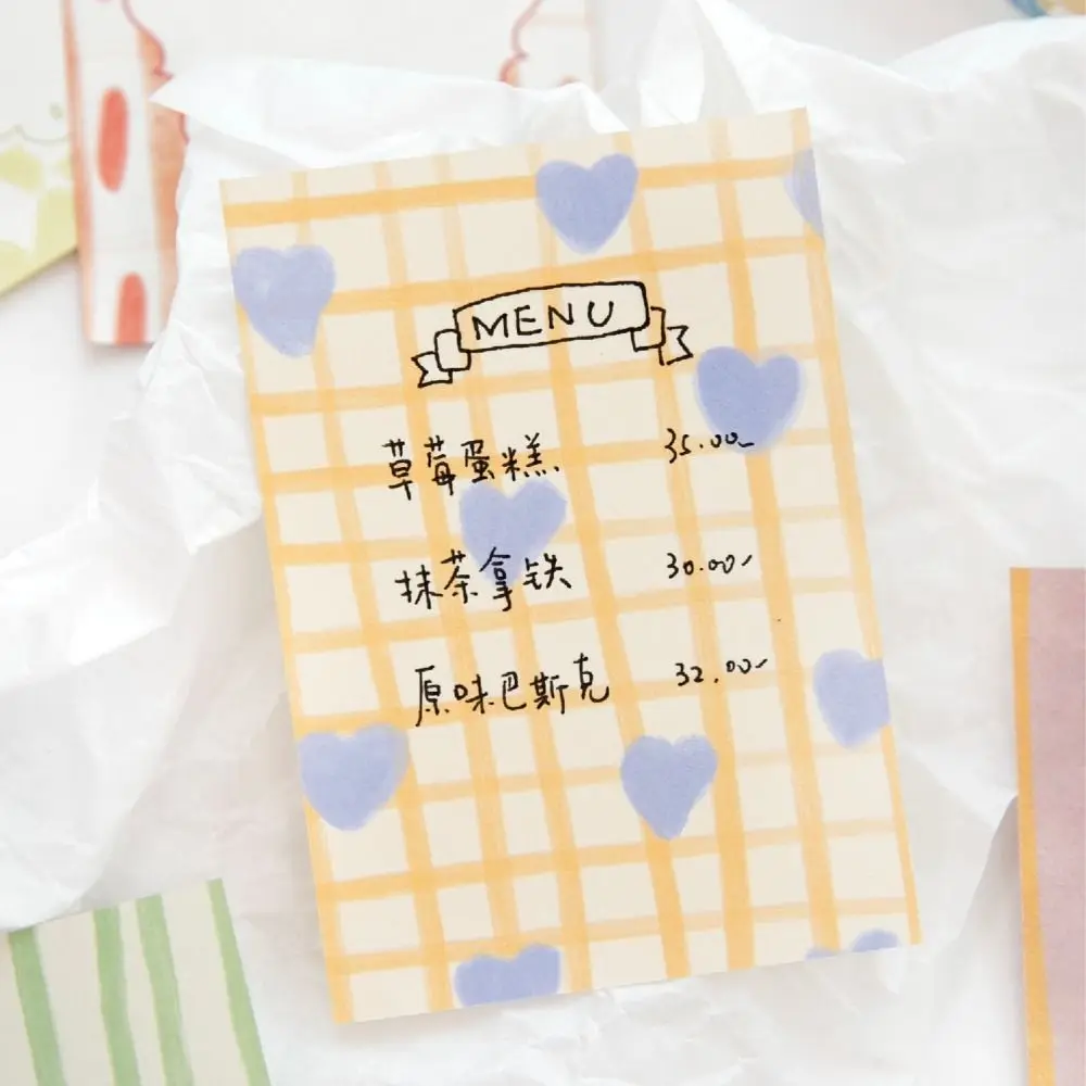 100 Sheets Memo Pads Moonlight Wish Book Series Basic Grid Pattern Scrapbooking Diary Material Collage DIY Journal Decor