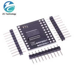 MCP23017-E/SS IIC I2C SPI MCP23S17 Bidirectional 16-Bit I/O Expander Pins 10Mhz For Arduino Serial Interface Module MCP23017