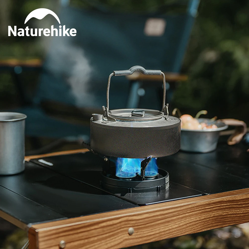 Naturehike Camping Stove Outdoor Kitchen Cookware High-Power Three-Head Stove Picnic Camping Equipment Portable Stove Stainless