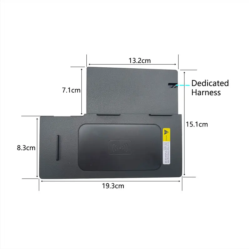 

For Audi A6L/A7 2012-2018 Car Qi Wireless Charger Fast Cell Phone Charging Plate Adapter Interior Modification Auto Parts