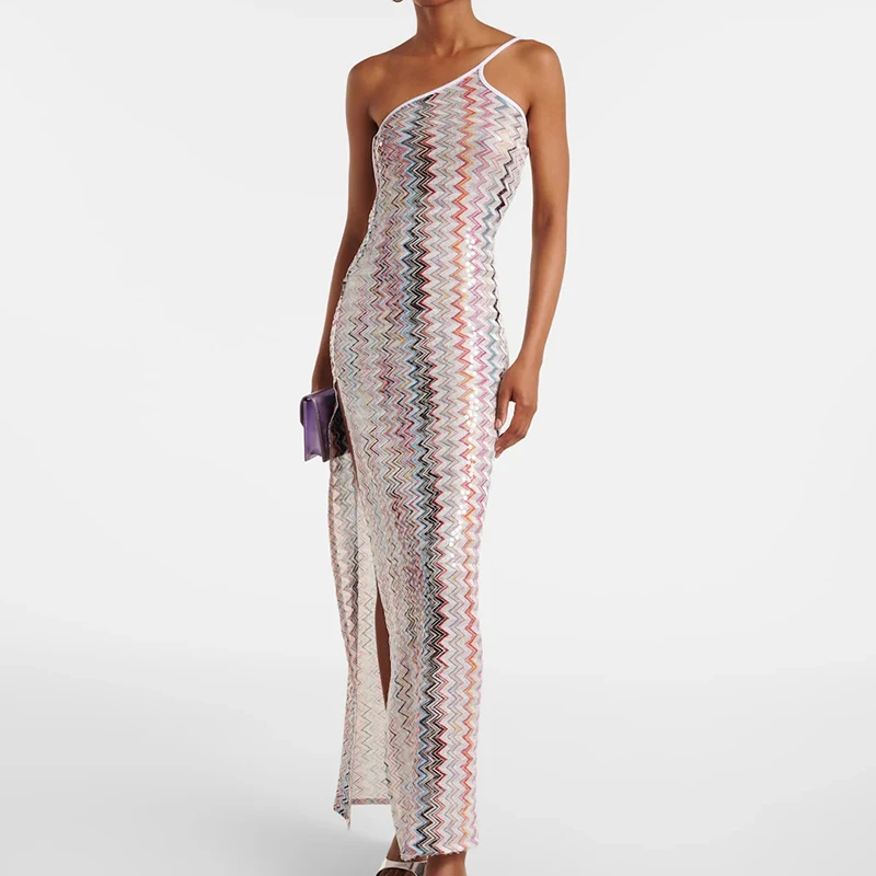 Nieuwe Vrouwen Zomer Mouwloze Sexy Hollow Out Maxi Jurken Chic Afdrukken Patchwork Casual Feestjurk Eenvoudige Dames 2026 Vestido