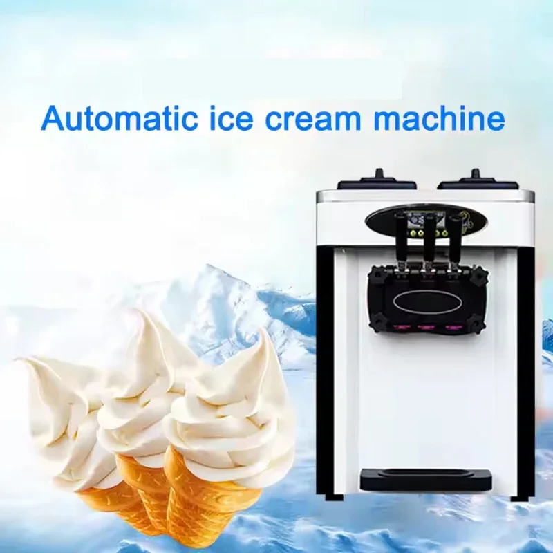 2025 New Commercial Snow Cone Machine 304 Stainless Steel Adjustable Hardness 2+1 Flavors Snow Ice Maker