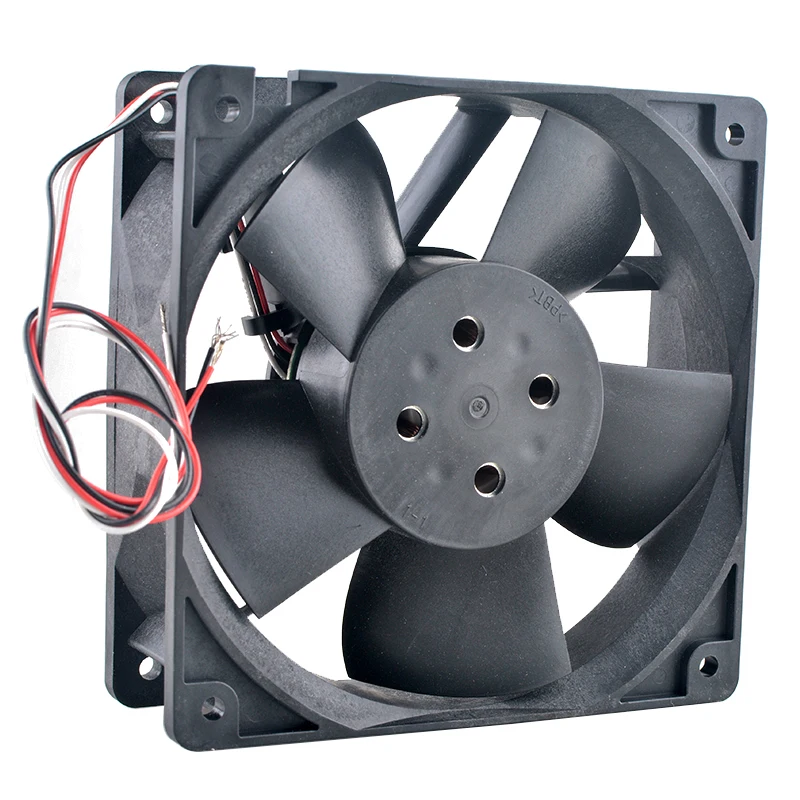 12038VA-12M-ET 12cm 120mm X 38mm DC12V 1.25A 3-Pin Double Ball Bearing Axial Flow Cooling Fan for Server Hardware Component