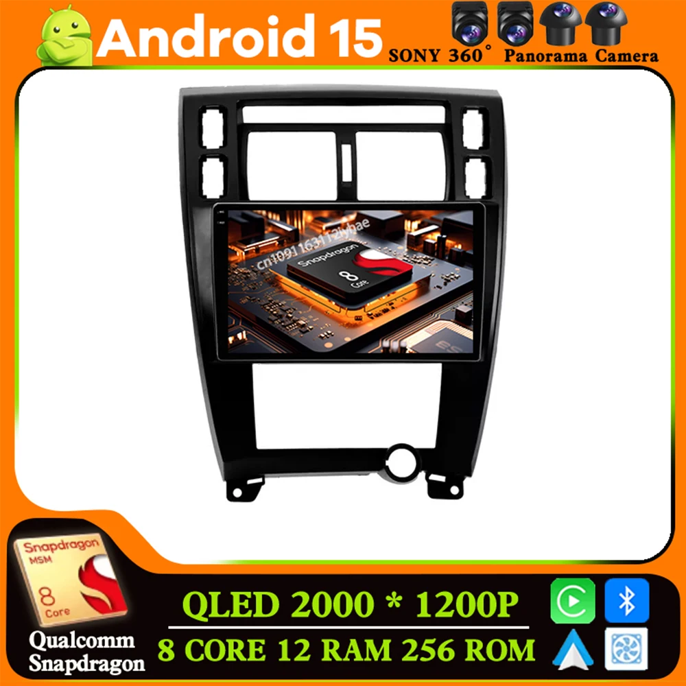 

Android 15 for Hyundai Tucson 2004-2013 Viedo Player Navigation Multimedia DVD 5G WIFI BT GPS Car Radio 4G LTE Stereo Head Unit