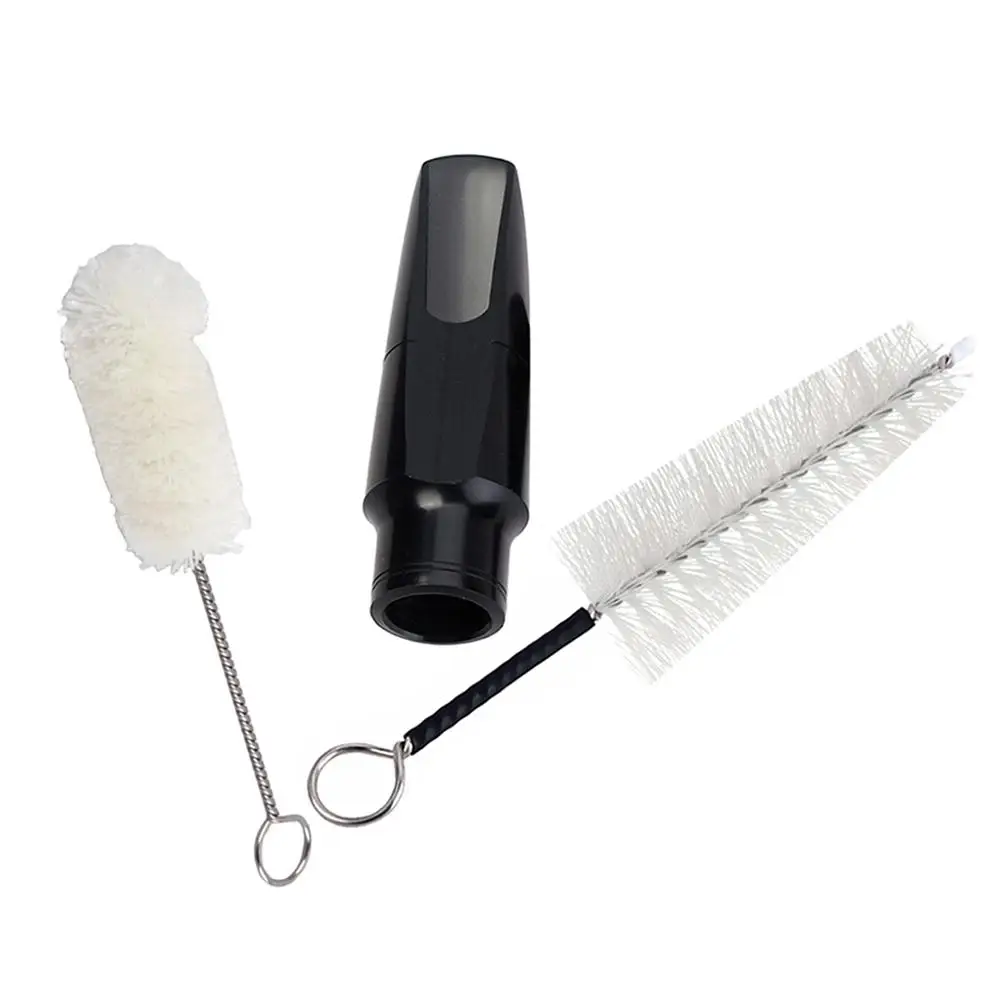 

Saxophone Mouthpiece Brush Musical Instrument Accessories White Alto Shape Easy Blow Clean Dry Enthusiasts Beginners