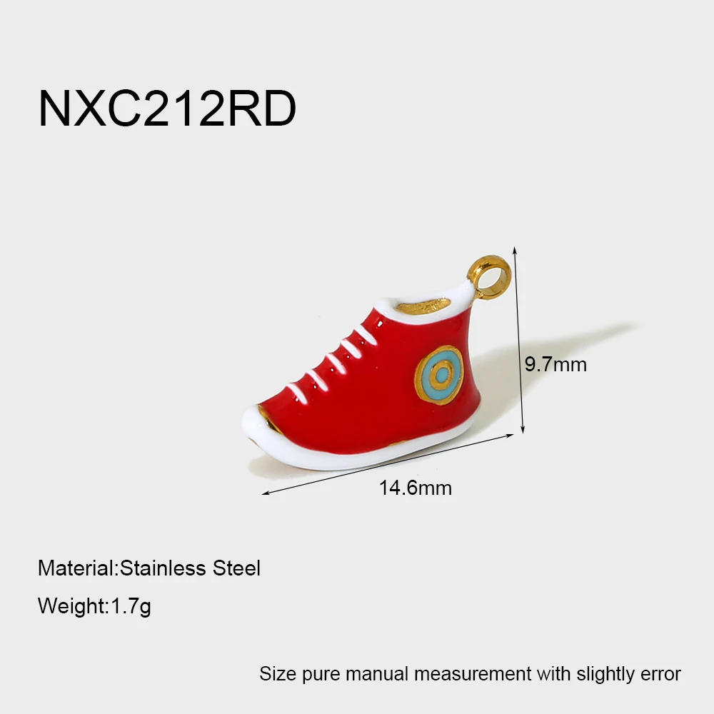 INS 18K مطلية بالذهب حذاء ستار اللؤلؤ الأحذية سحر خزر عازل الفولاذ المقاوم للصدأ بروش ذاتي الصنع النتائج مجوهرات للإكسسوارات الفريدة