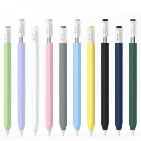 애플 펜슬 USB-C 태블릿 스타일러스 보호 커버, 충격 방지, 미끄럼 방지, 부드러운 실리콘 필통