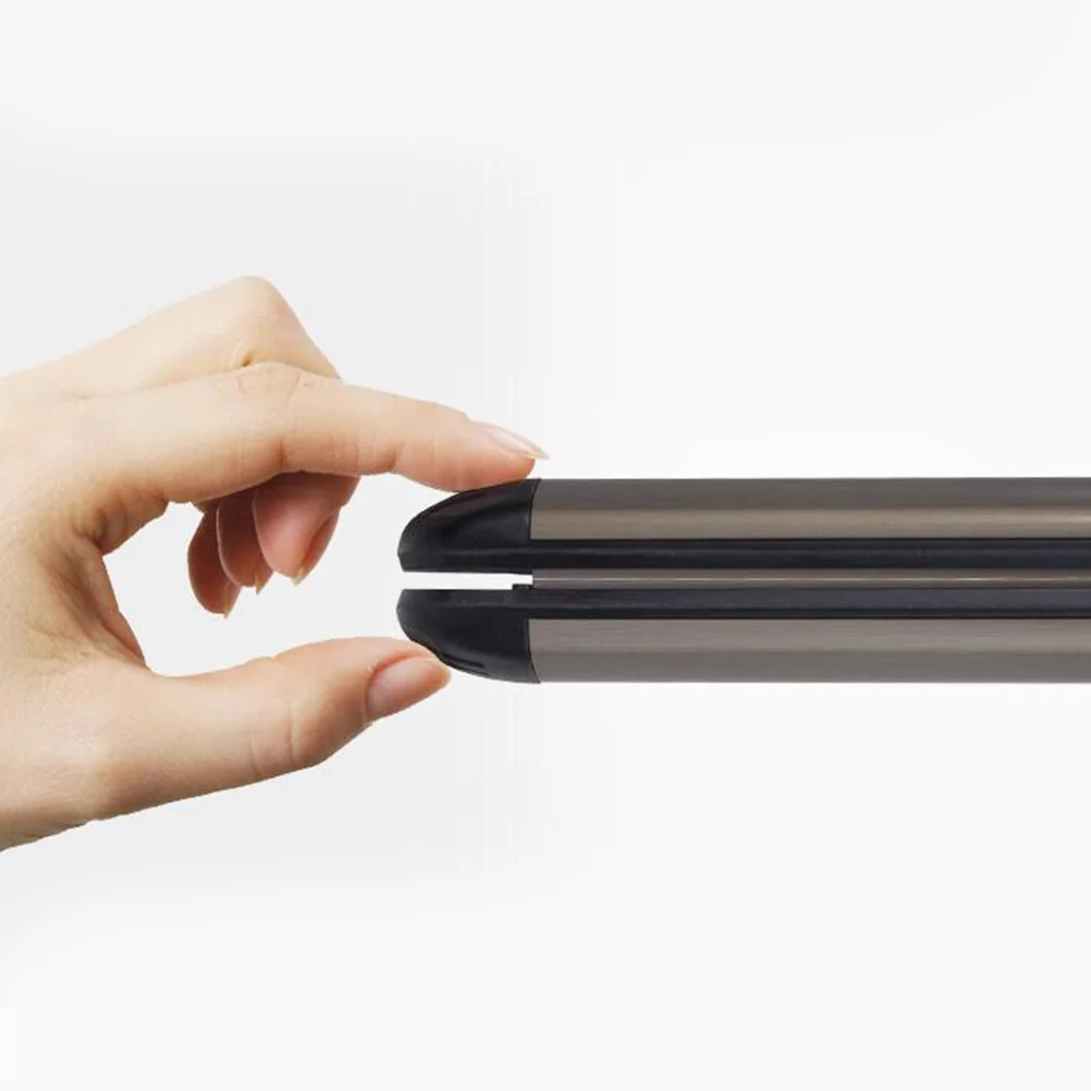 

1pc Straightener Portable Dual-Purpose Curling Iron With Us Plug Black Durable Material Rapid Heating 360 Degree