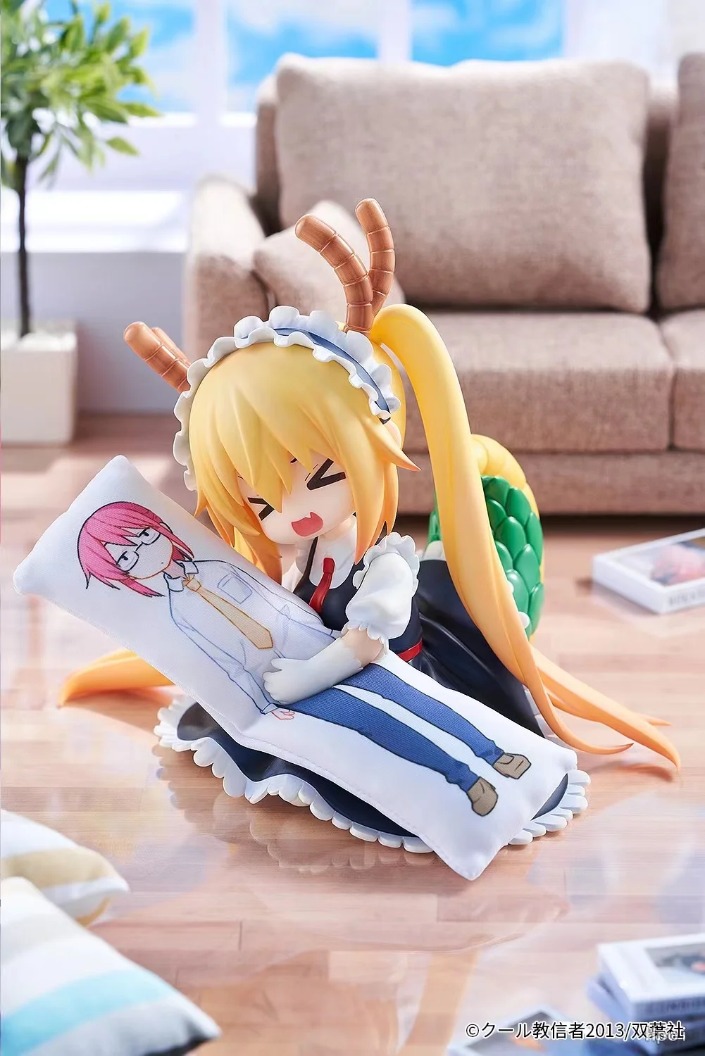 100% Original RIBOSE Miss Kobayashi\'s Dragon Maid Tohru Anime Figures PVC Action Figure Collectible Model Toys Ornaments Desktop