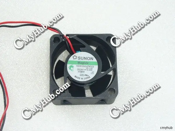 For SUNON KDE0504PKV3 MS.A.GN DC5V 0.4W 4020 4CM 40MM 40X40X20MM 2pin Cooling Fan KDE0504PKV3