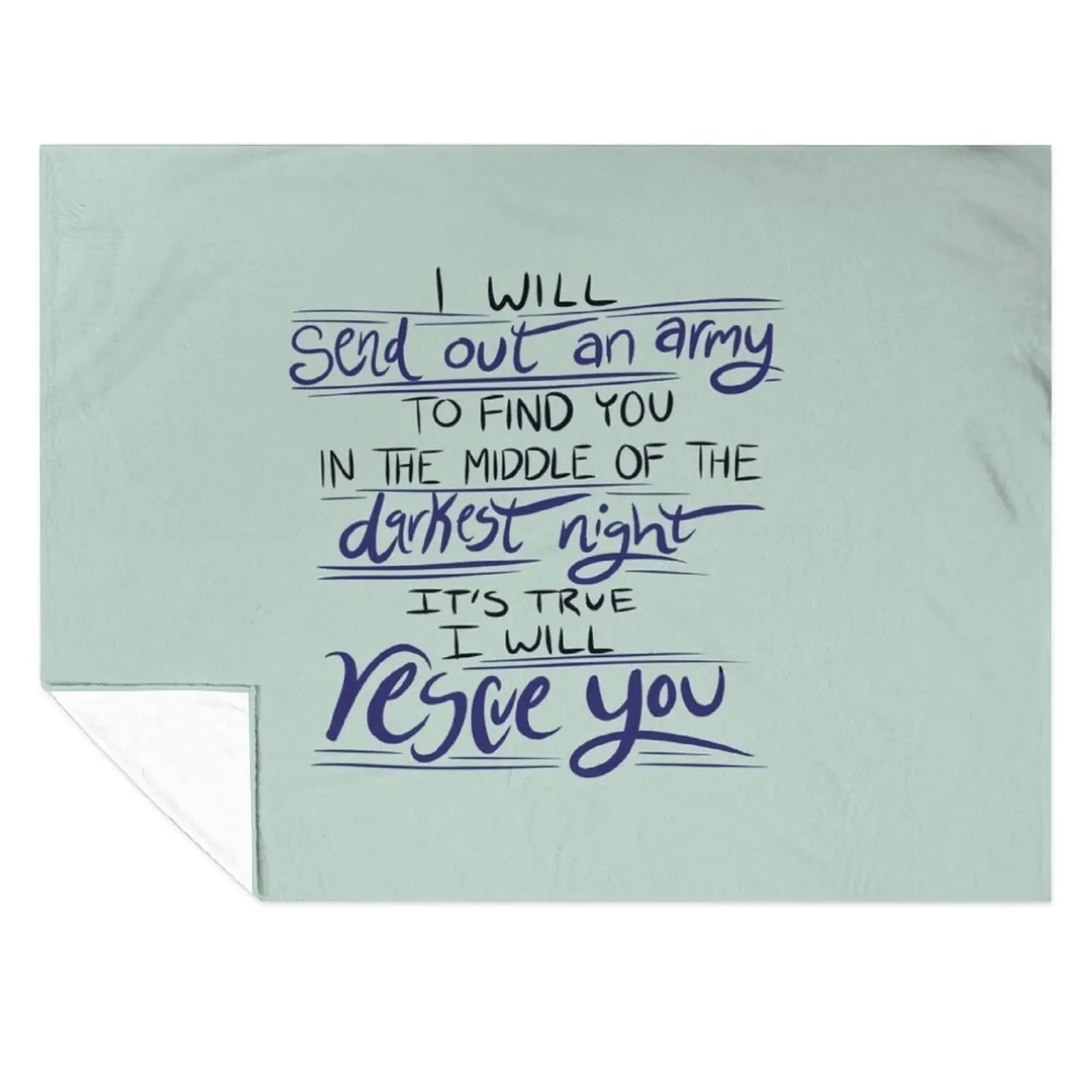 

I Will Rescue You - Лорен Дейгл, роскошное одеяло, роскошные утолщенные детские тонкие одеяла