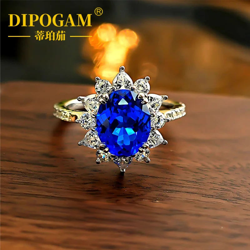 

925 Sterling Silver Chrysanthemum Ring, Halter Ring, Chrysanthemum, Discoloration, Discoloration