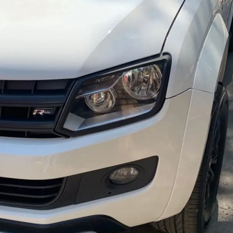 Front Headlight Cover Trim Head Lamp Hood For VW Amarok 2009 2010 2011 2012 2013 2014 2015 2016 2017 2018 2019 2020 2021 2022
