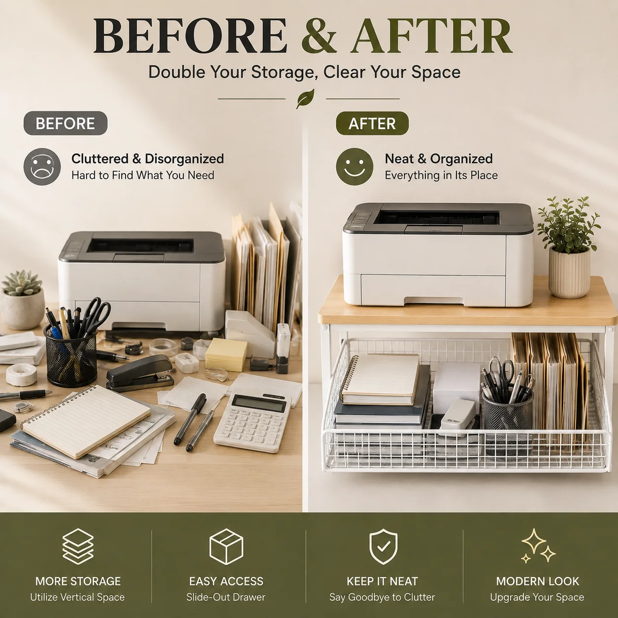 ชั้นวางไมโครเวฟในครัวพร้อมลิ้น - Kitchen Baking Drawer บทวิจารณ์และราคา