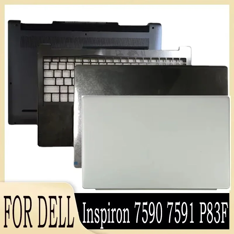 

New for Inspiron 7590 7591 P83F Laptop LCD Back Cover/Bottom Shell Computer Case Black No-Touch 0MPD2 02D6K1 077WTT