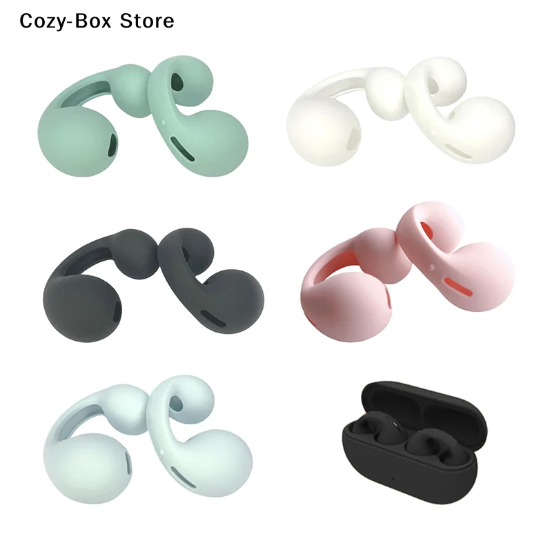 [ZY]Silicone Earphone Case For Ambie Sound Earcuffs AM-TW01 Earpads Ear Caps In-Ear Covers Tips Eartips Ear Buds Cups[ZY]