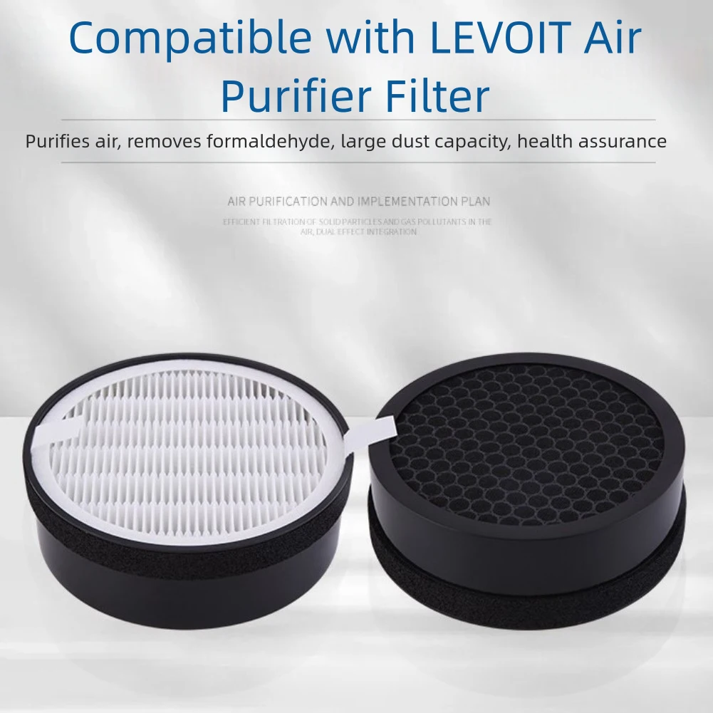 For LVH132 For LVH132RF Air Purifier Filter HEPA Activated Carbon for Cleaner Air and Reduced in Home or Office