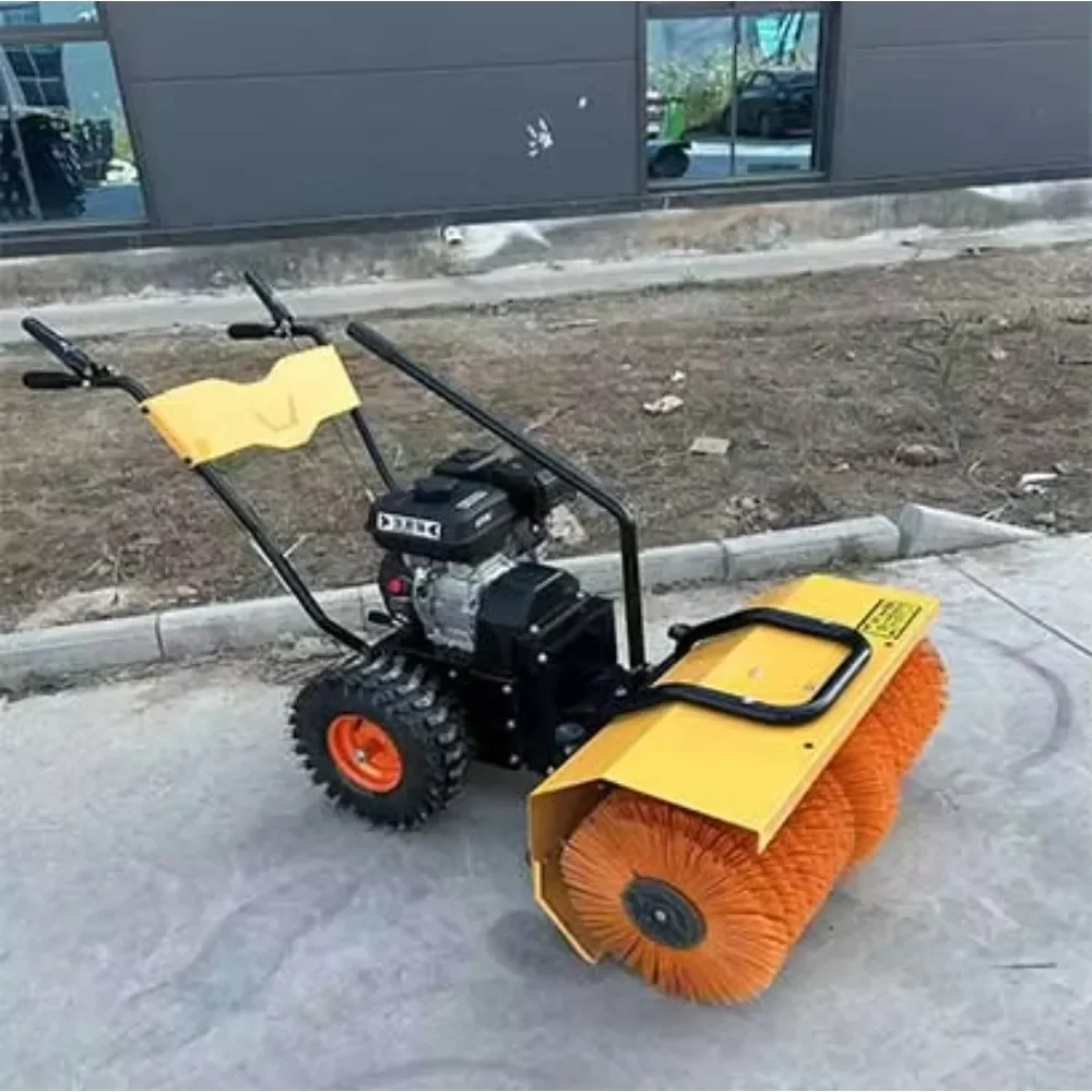 Electric all-gear roller brush snowplow farm building new use option, including engine motor bearings