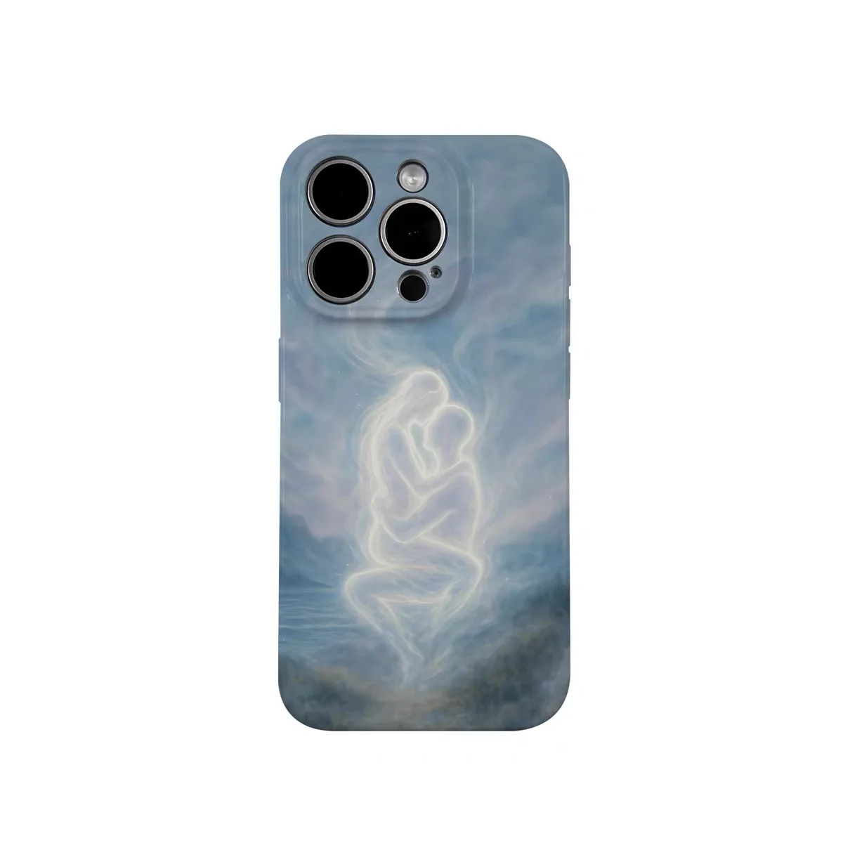 

Light Blue Dreamy Soul Companion Case for IPHONE 17 16 ProMax 15 14 Plus 13 12 MINI 11 PRO 16Plus XR XS MAX Acrylic Phone Cover