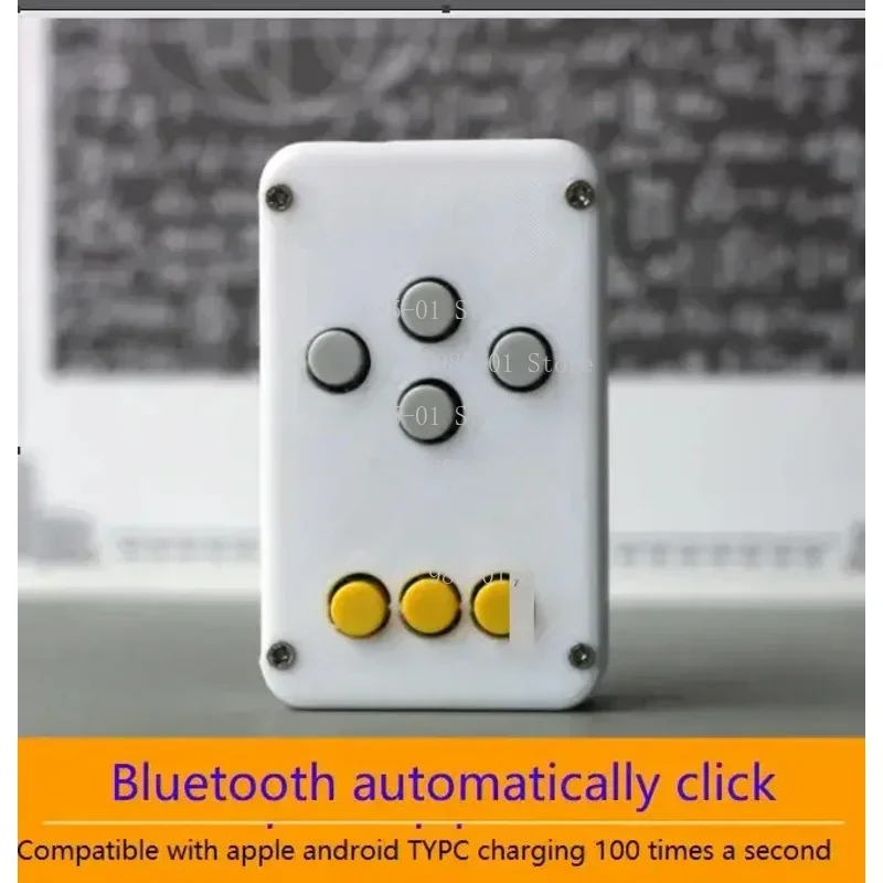 Silent Physical Screen Clicker, Automatic Mobile Phone Screen Click Device for Live Streaming Likes