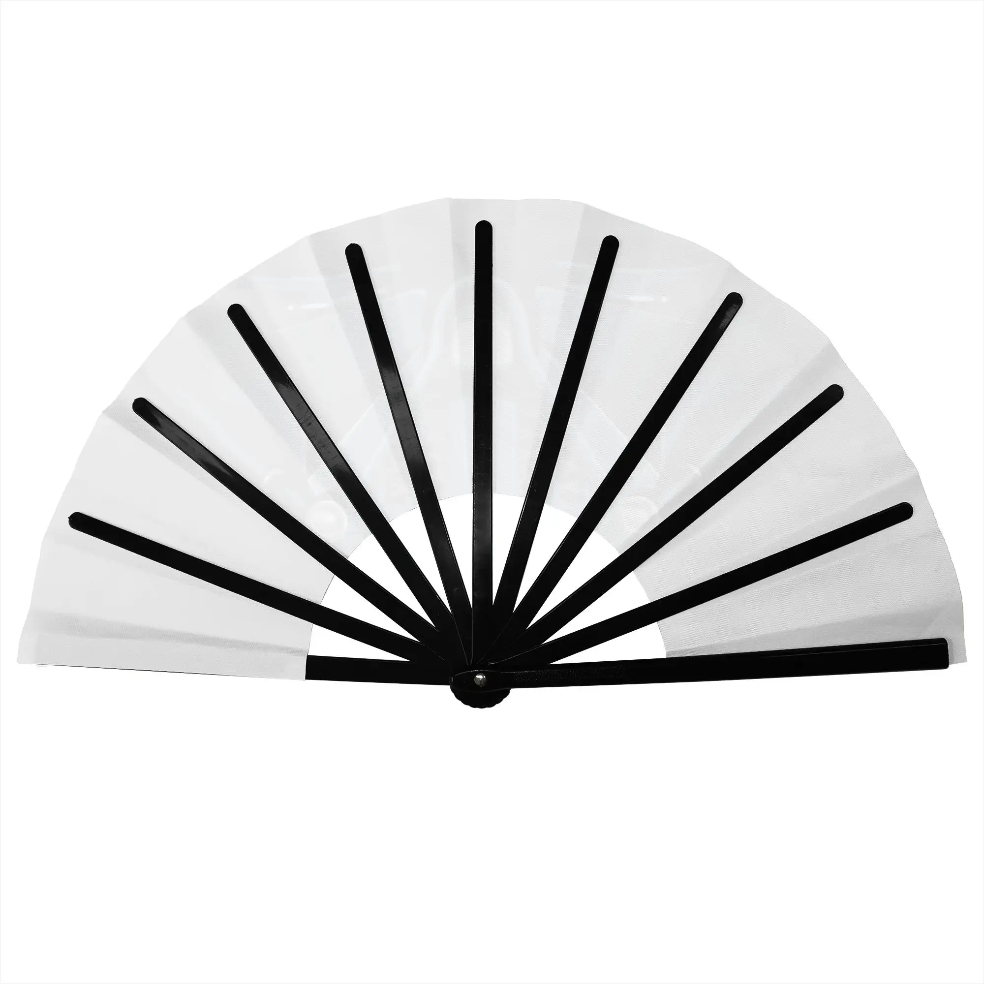 Sci-fi Helmet Fighter Pilot Traditional Folding Fan Oriental Art  High-Quality Fans Gift Elegant Decorative Hand Fan