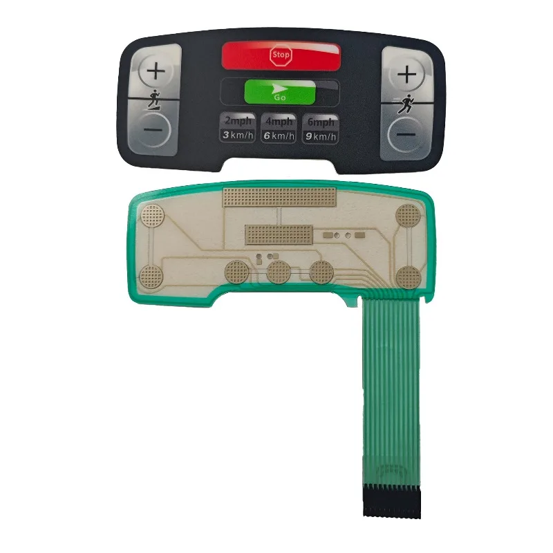 Treadmill Button Sticker Quick Button Fix Fit 12-pin Membrane Keypad Accessory For 95T Treadmill Maintenance
