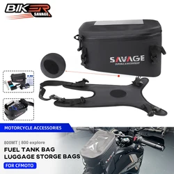 For CFMOTO 800MT 800NK 2025 Tanklock Racing Backpack Motorcycle Tank Bags Luggage Storage Bag 700 675 450 250 MT NK SR SS CL-X