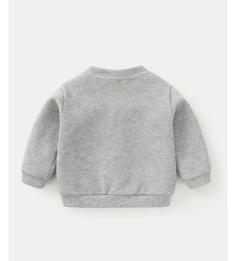 Kleinkind Baby Jungen Strickjacke Baumwolle Tier Gedruckt Kinder Kinder Jungen Öffnen Stich Mäntel Lose V-kragen Kleinkind Jungen Mäntel – Detail 1