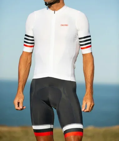 2022 New Pro Team Lightweight Short Sleeve Cycling jersey And Bib shorts high Quality Gel Pad Italy Miti Leg ENCYMO