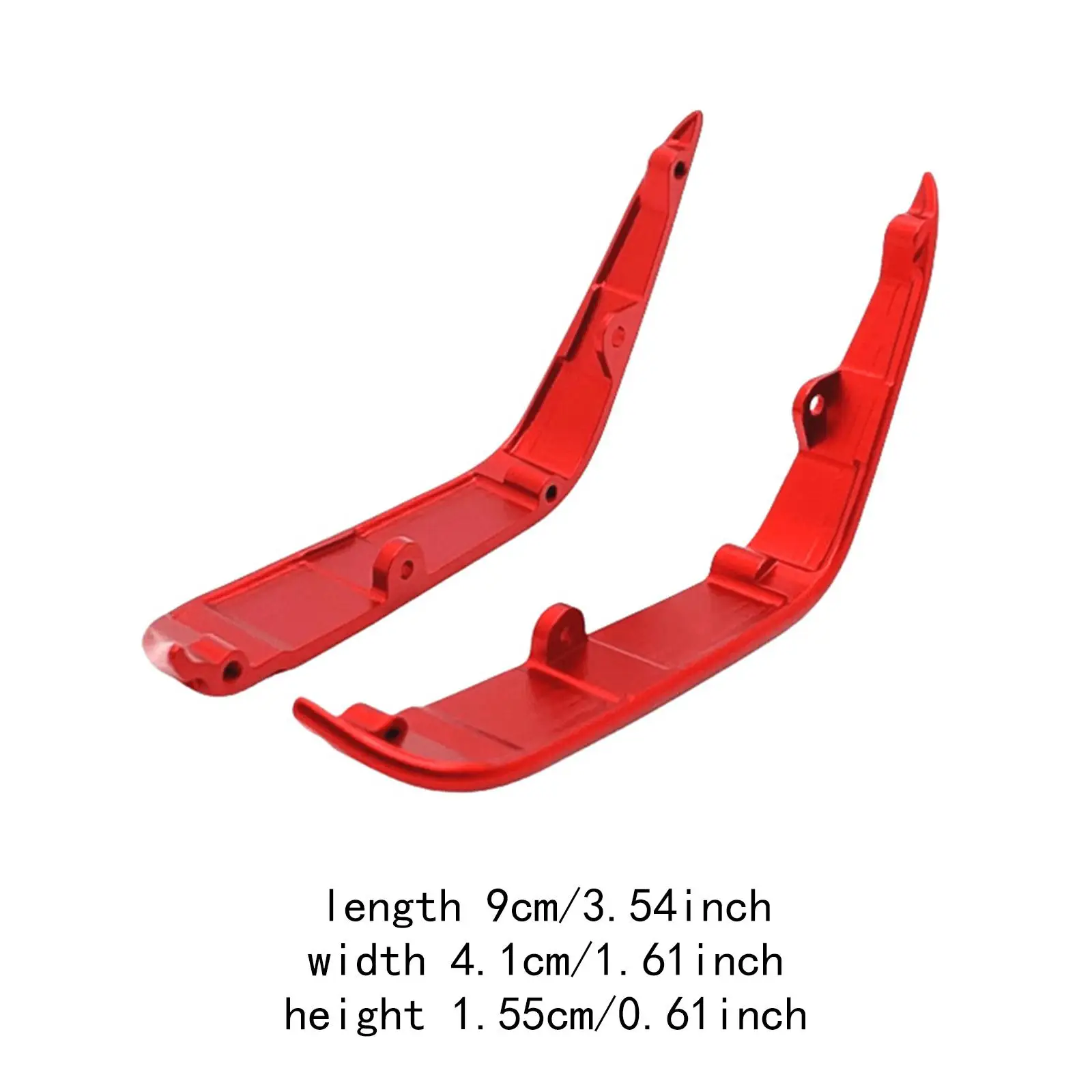 Front Wheel Pair Guard Aluminum Alloy for H12Y 1: 12 RC Car Sturdy