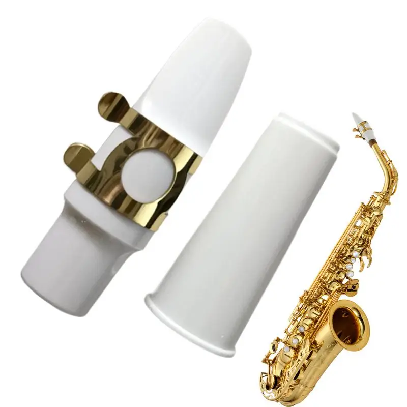 Mouthpiece For Alto Saxophone Woodwind Instrument Mouthpiece With Ligature And Cap 1 Reed Sound Developer For Any Musical