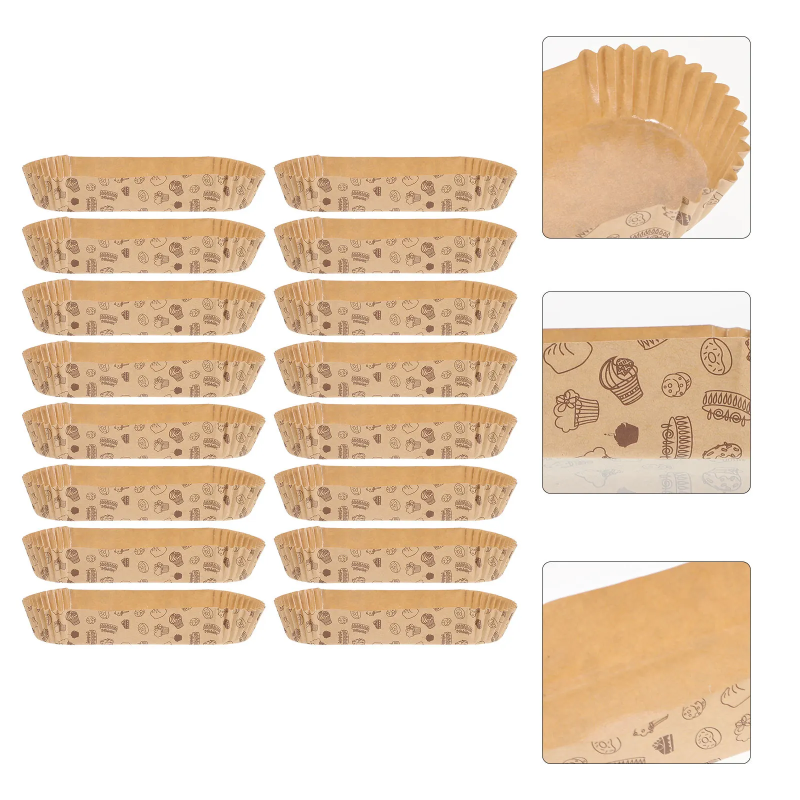 

100Pcs Decorative Cupcake Liners Food-Grade Disposable Cake Paper Cup Multi-Function for Afternoon Tea Gatherings