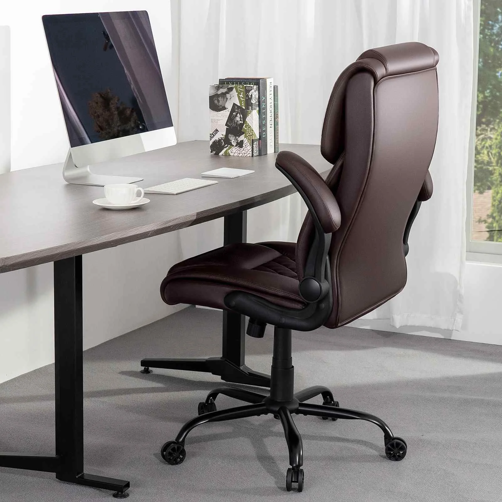 Ergonomic with Slide Seat Mesh Seat Adjustable Lumbar Support Angle and Height Adjustable Home Office Chair